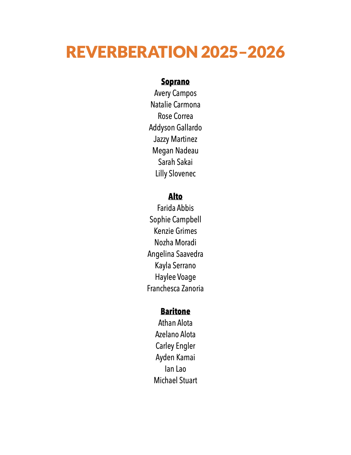 EHS Choir Rosters 2025–2026.1