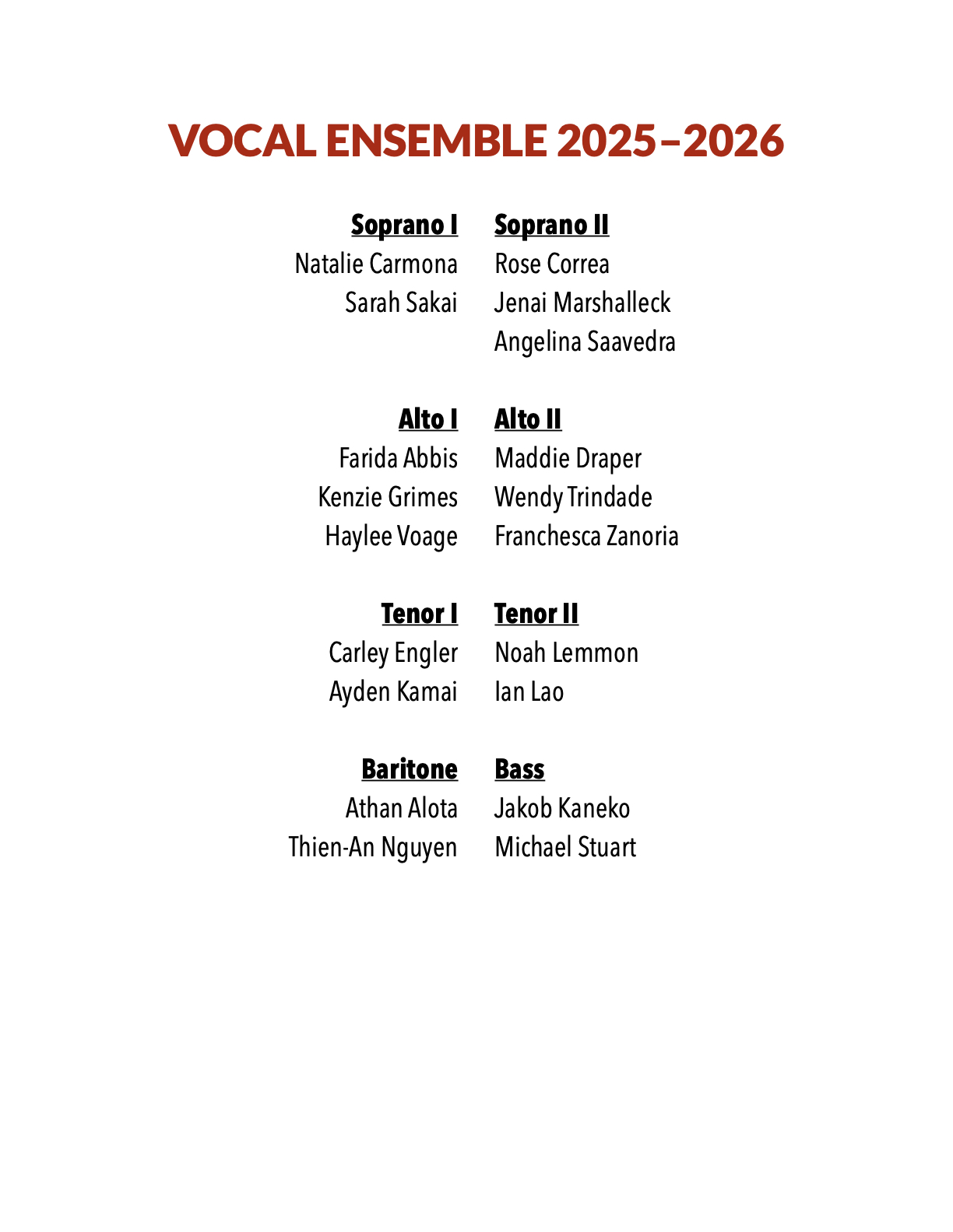 EHS Choir Rosters 2025–2026.2